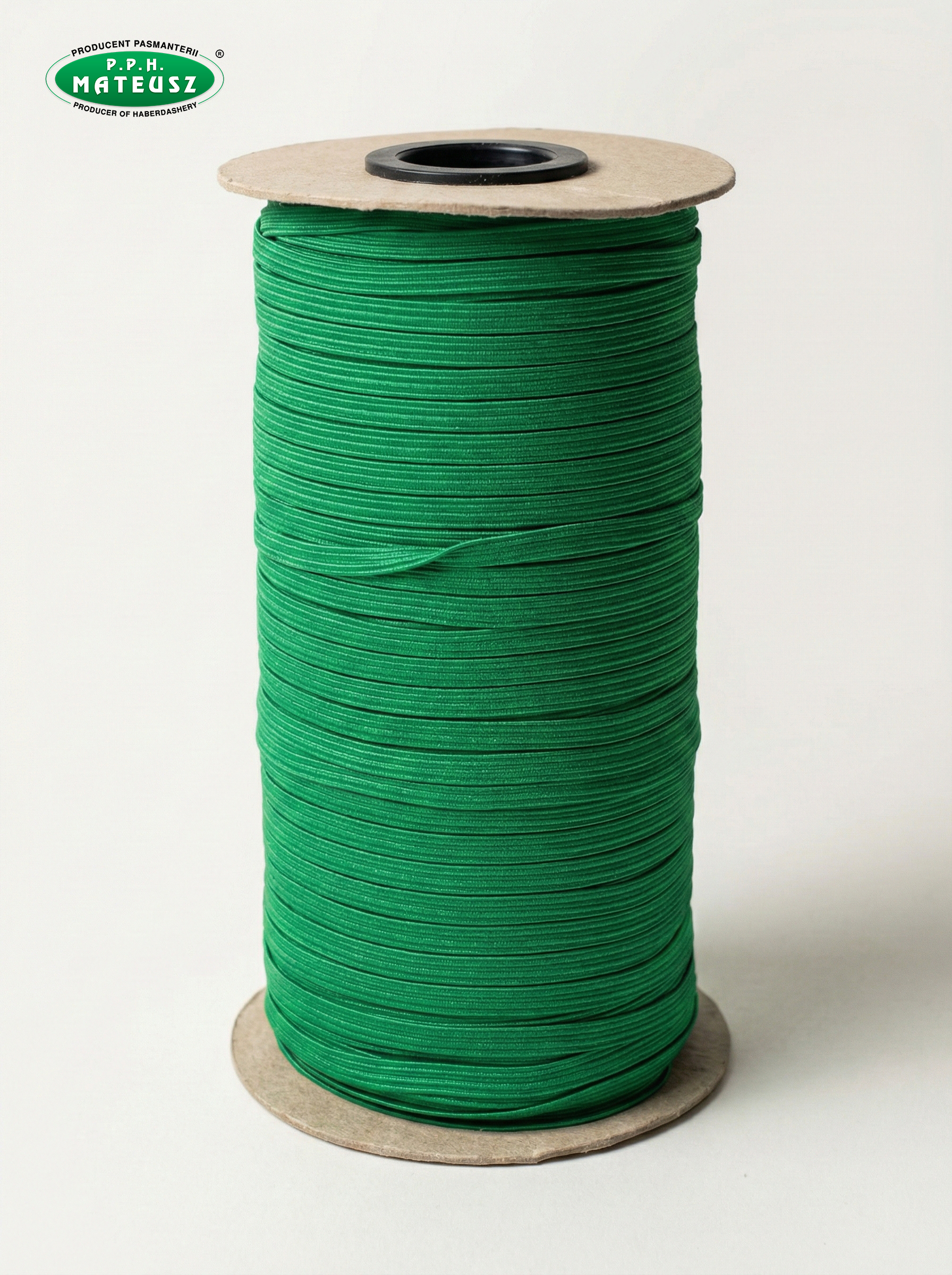 White flat elastic tape