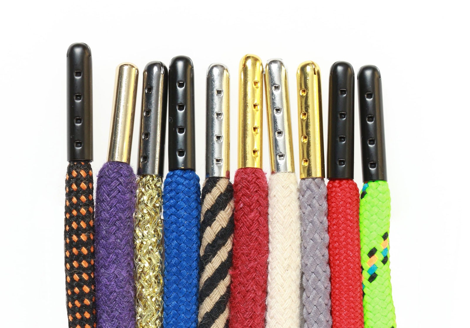 Antique gold and silver aglets