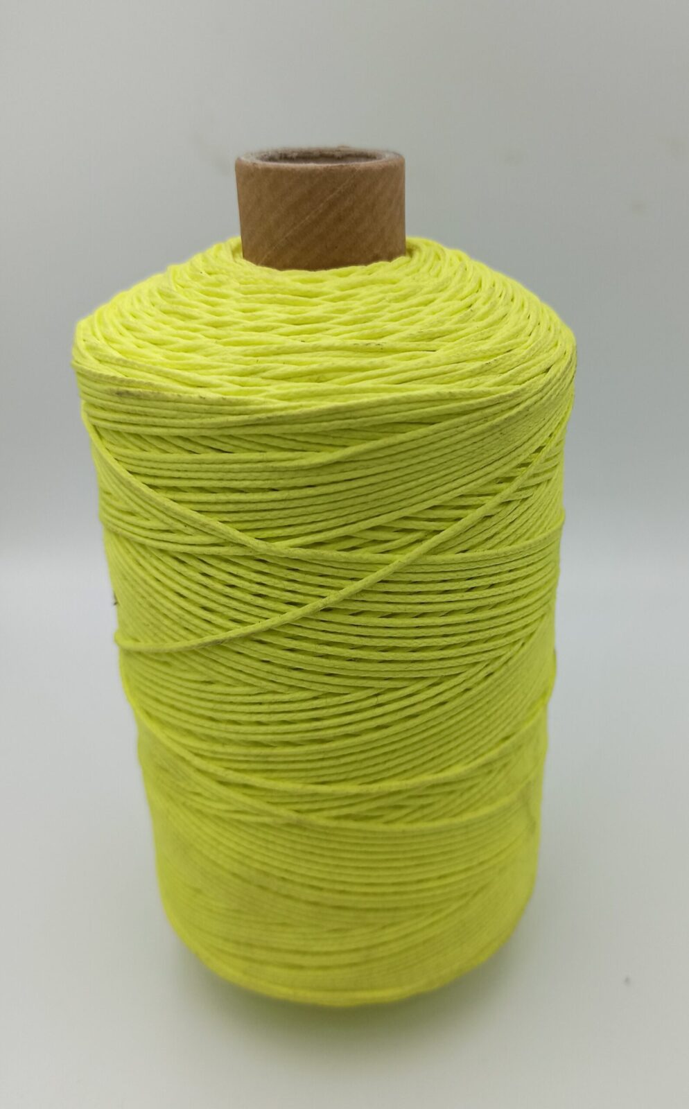 Braided thread on a spool – close-up
