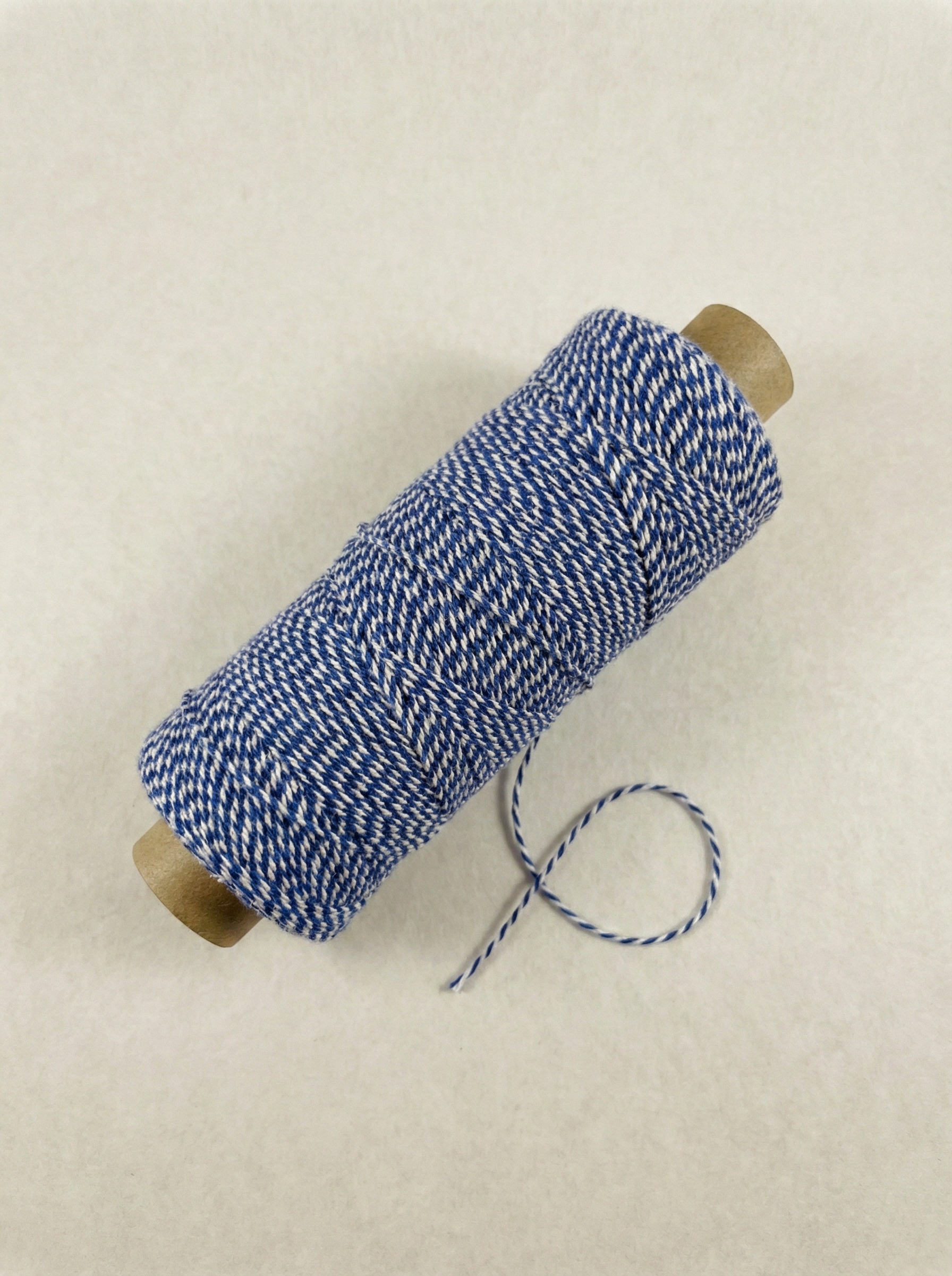 Blue file cord – braid close-up