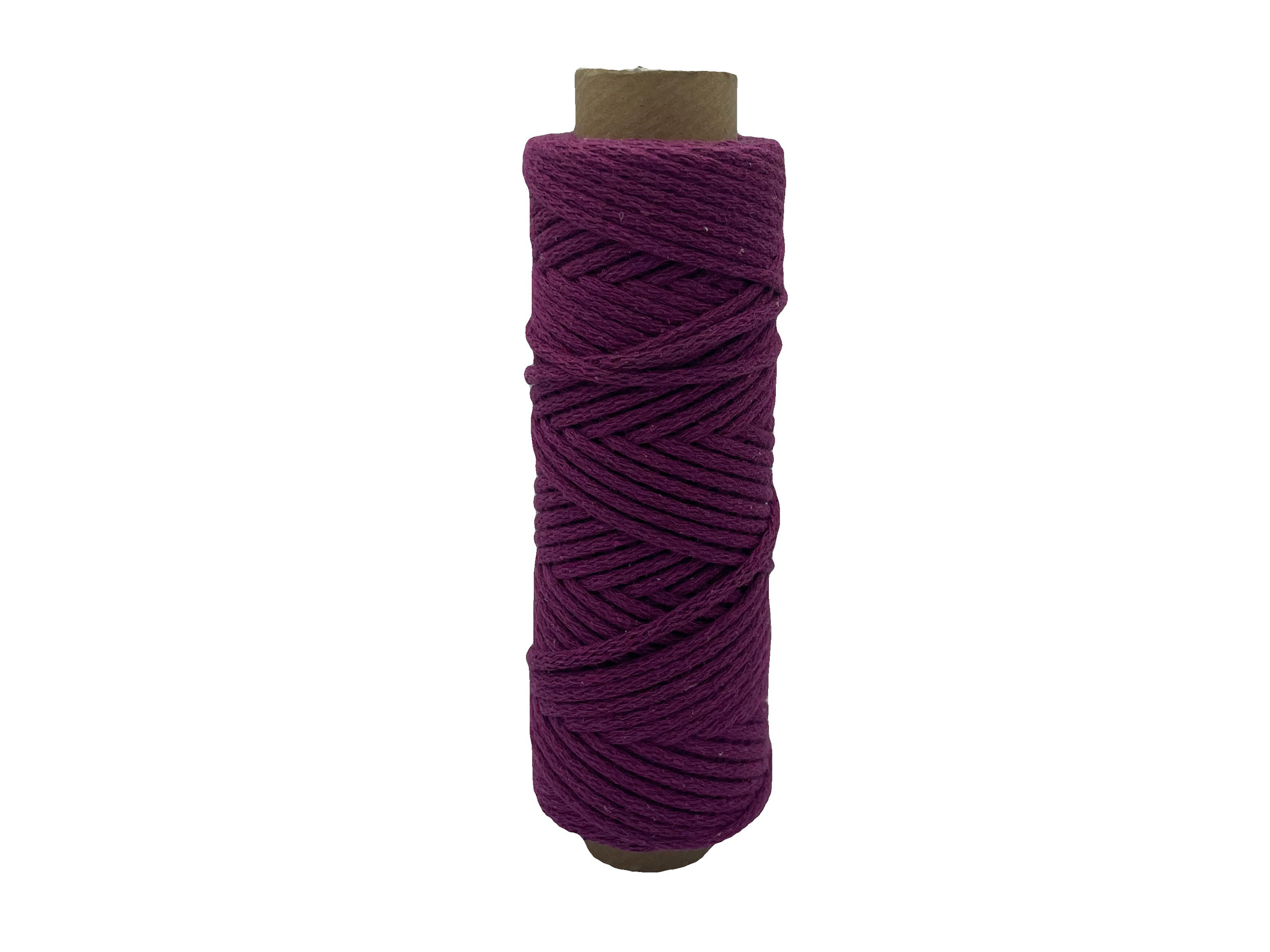 Needle-loom cord braid close-up