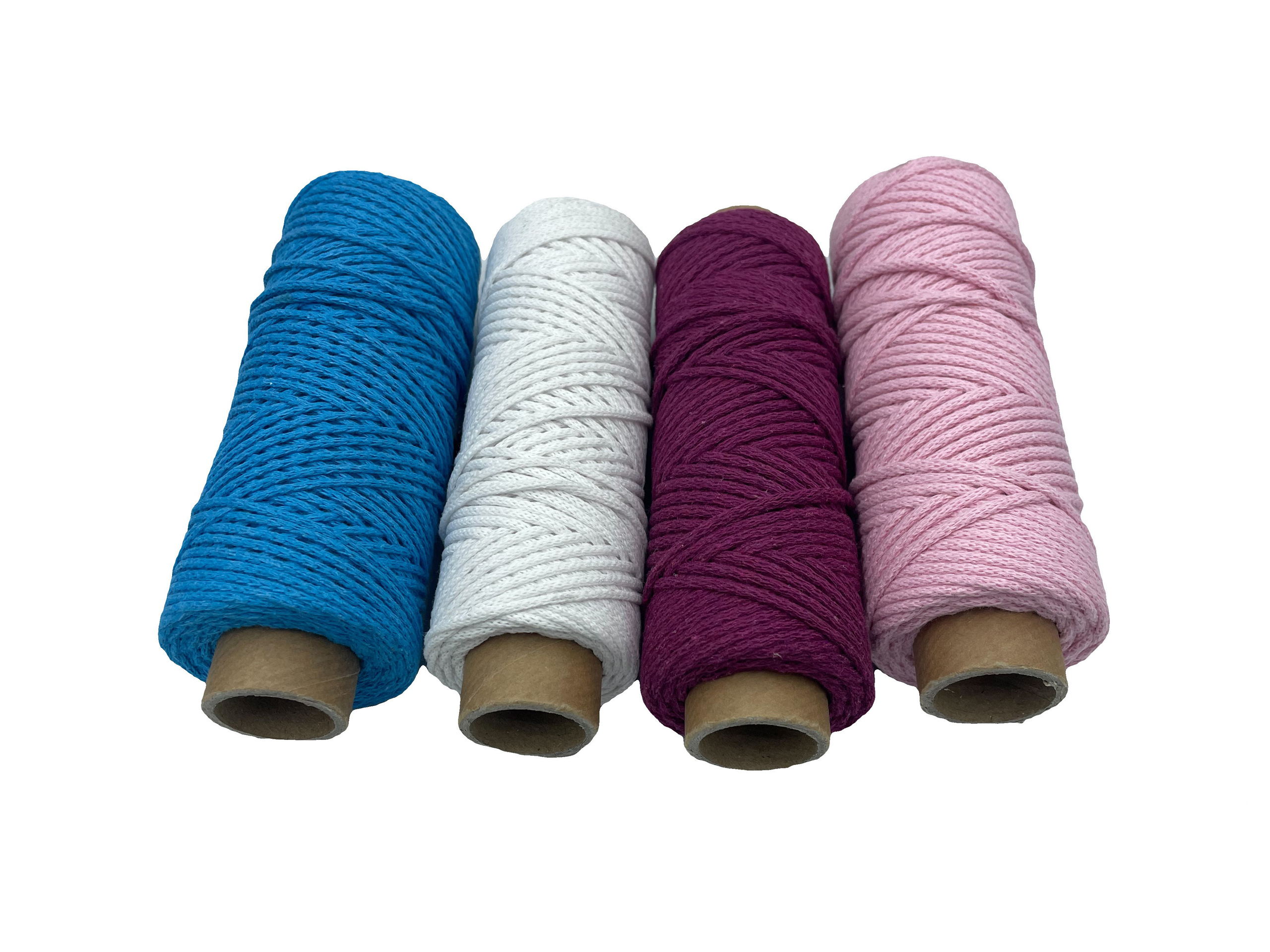 Cotton needle-loom braided cord