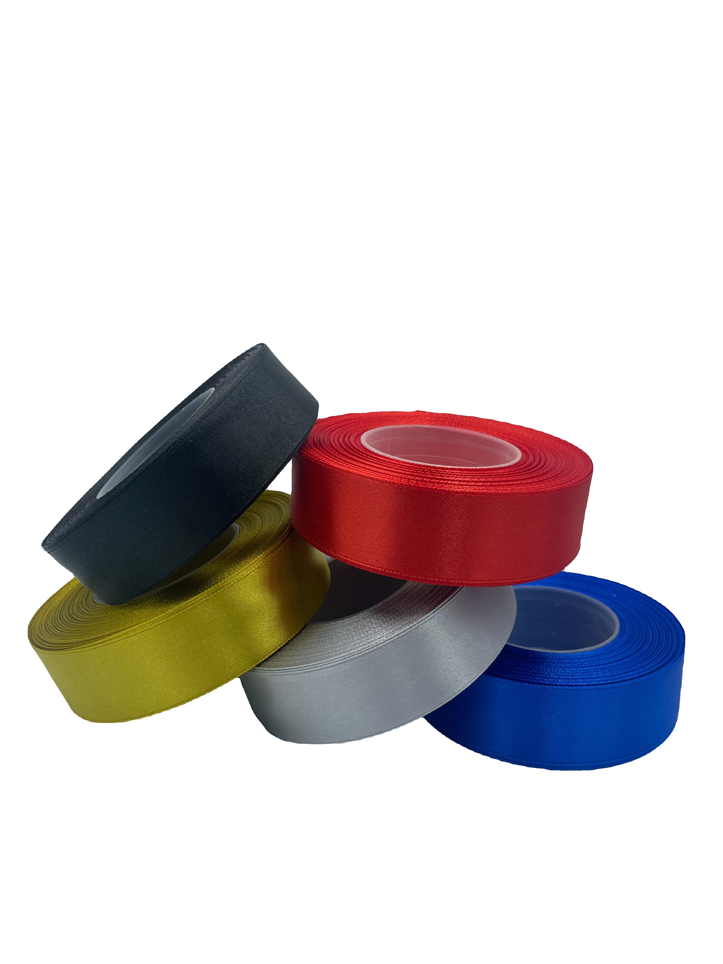 Dark-coloured satin ribbon 25mm