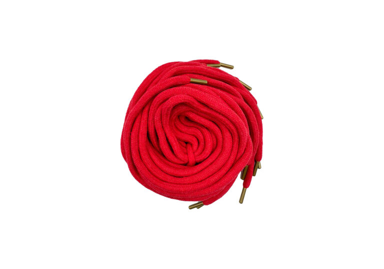 czerwony sznurek odzieżowy bawełniany
